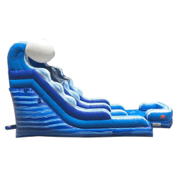 15 foot inflatable water slide blue wave marble4 1745427807 15' Blue Wave Water Slide